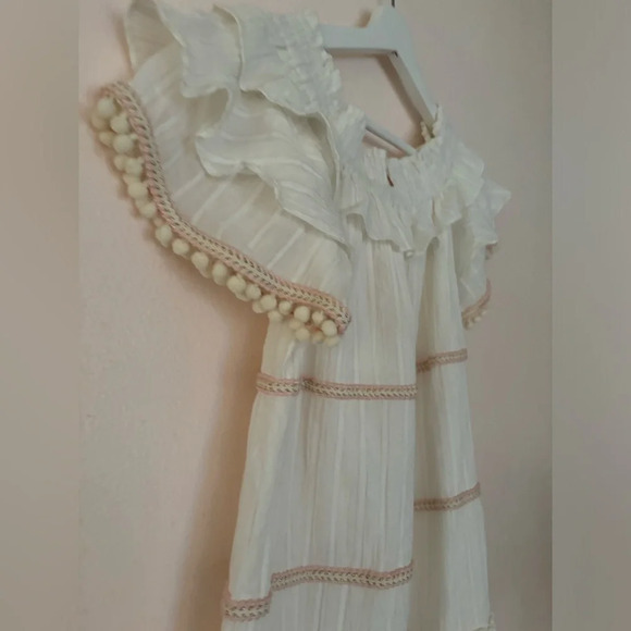 Misa‎ white off the shoulder mini dress Size XS - Picture 6 of 8